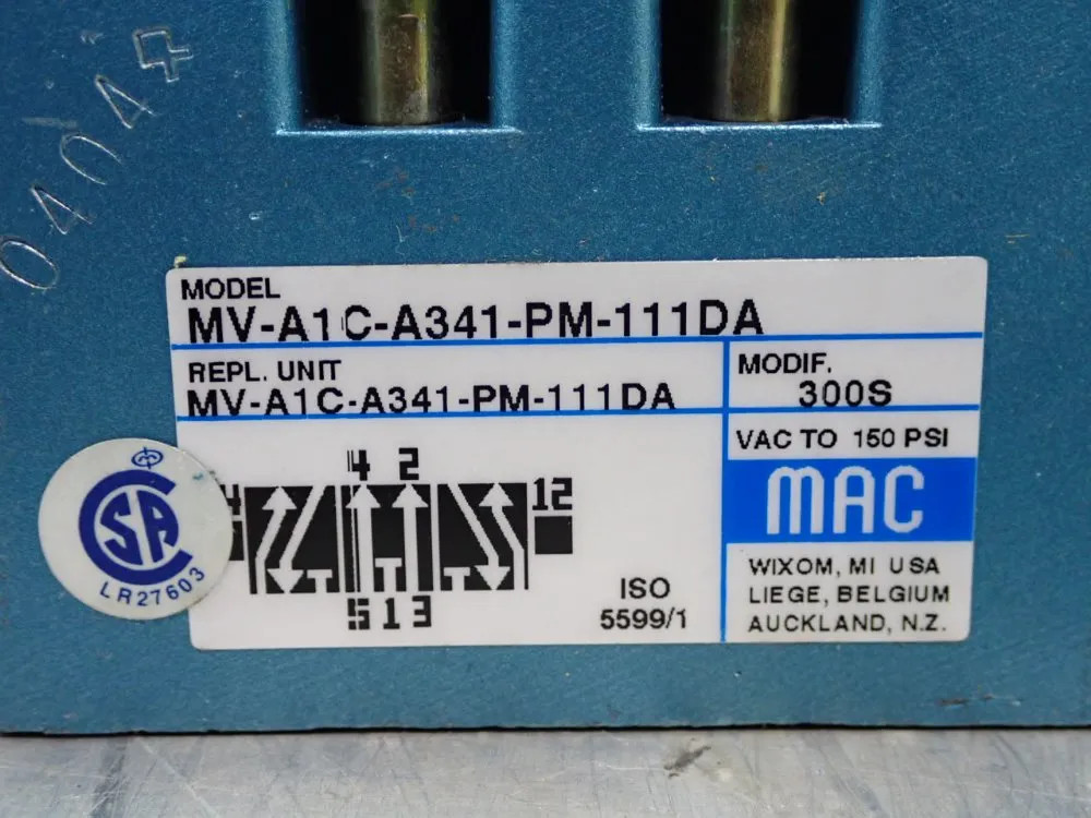 MAC VALVE MV-A1C-A341-PM-111DA