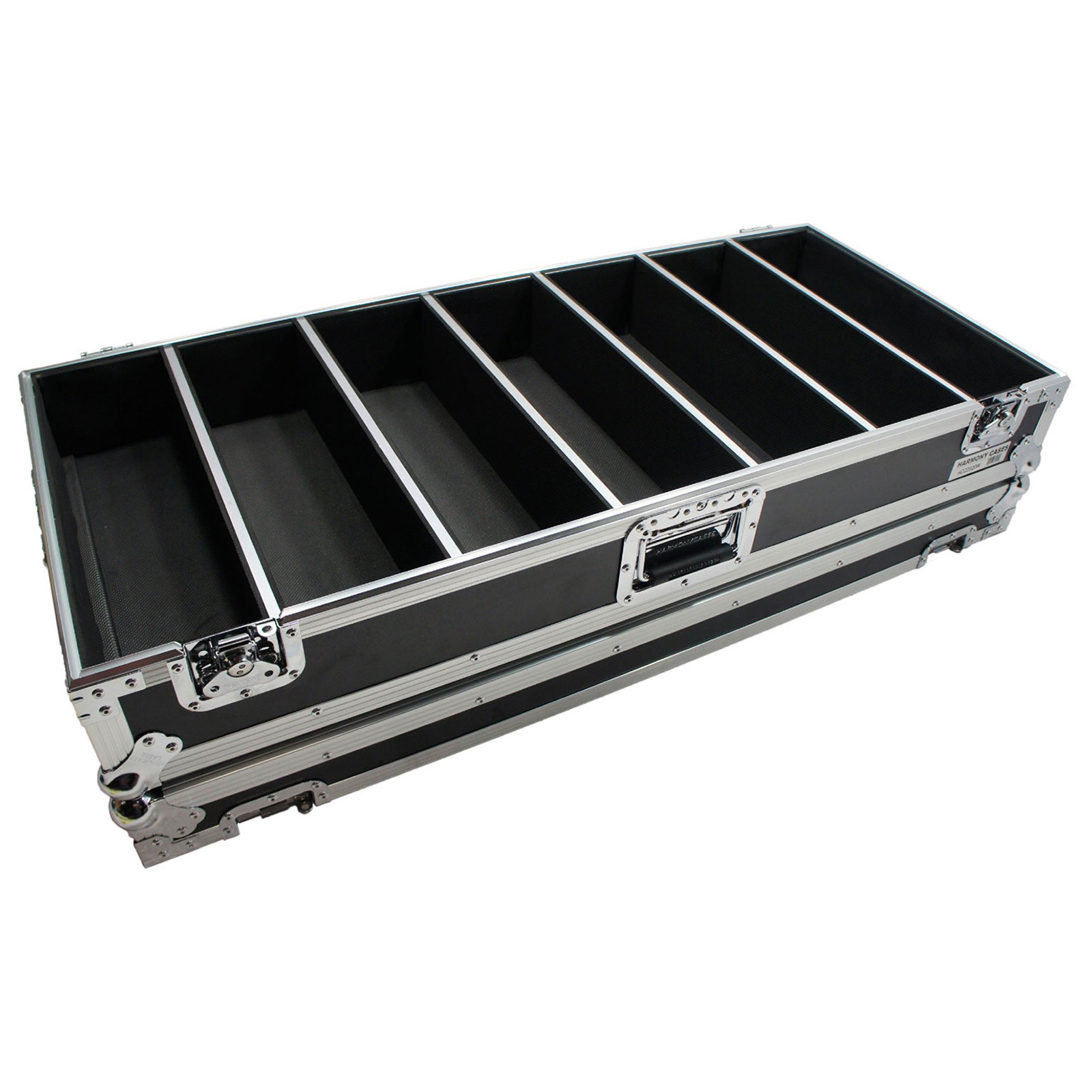 Harmony HCCD320W 320 Jewel or 960 Sleeve CD Transport Road Travel Case Wheels