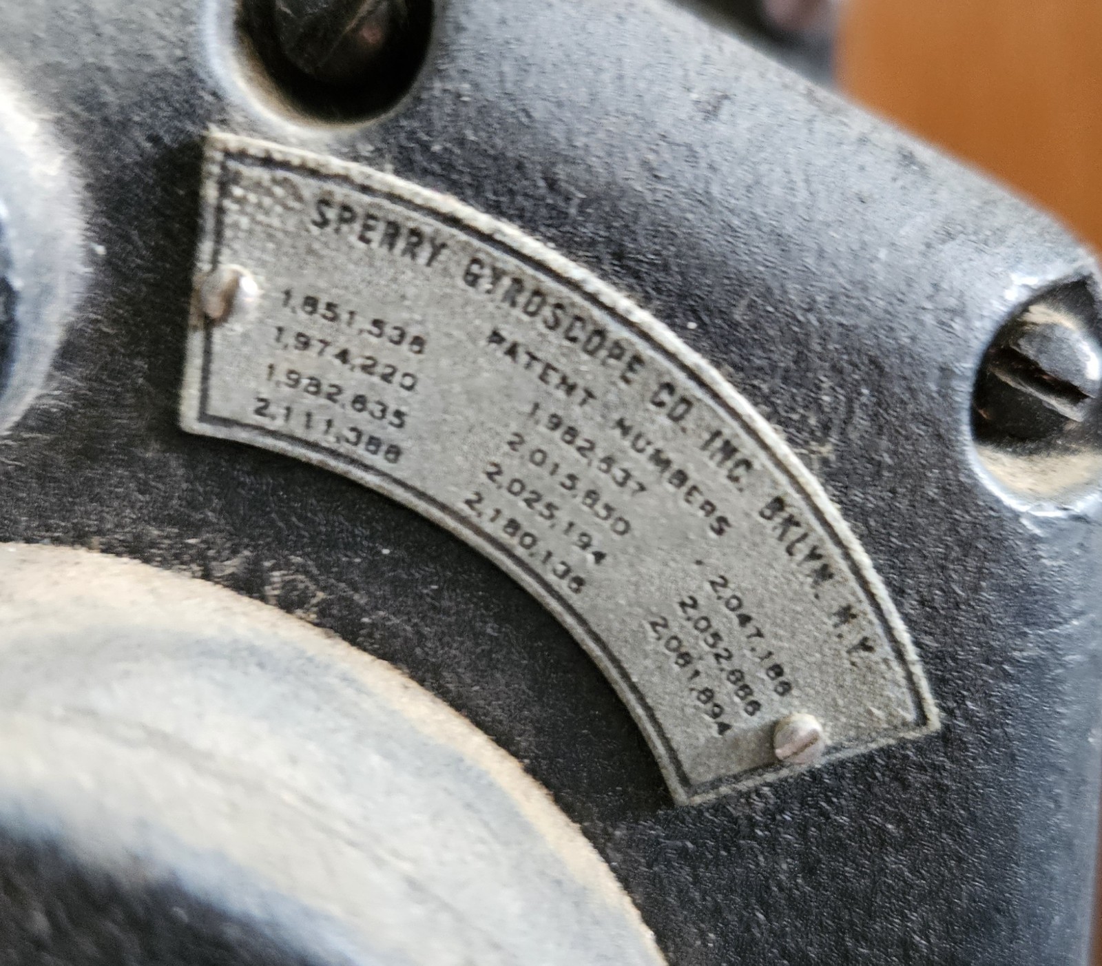 Vintage Directional Gyro Indicator Part #AN5735-1