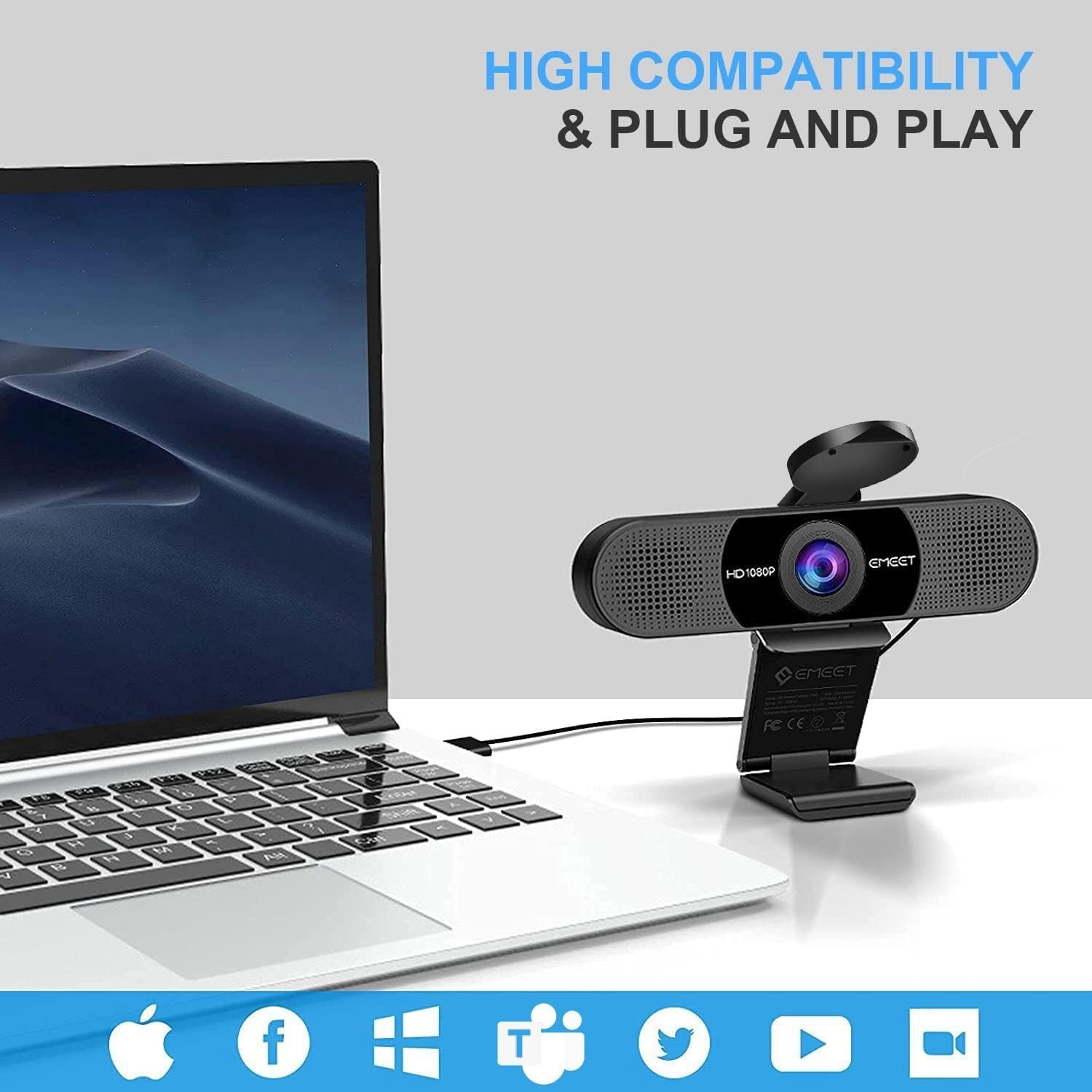 Multi-Application Streaming Camera, Zoom/Teams/YouTube//