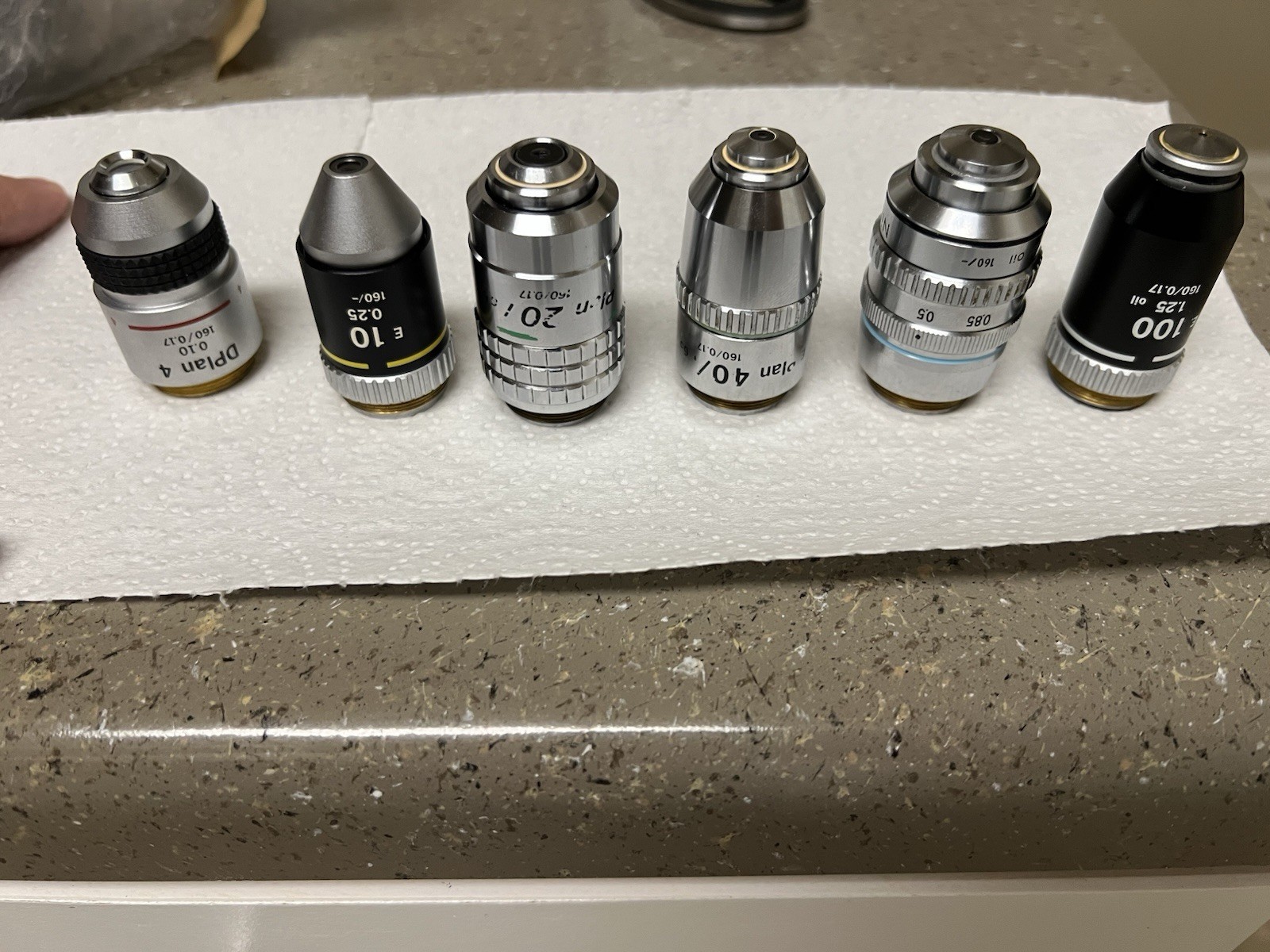 Nikon Optiphot Microscope with 6 Objectives