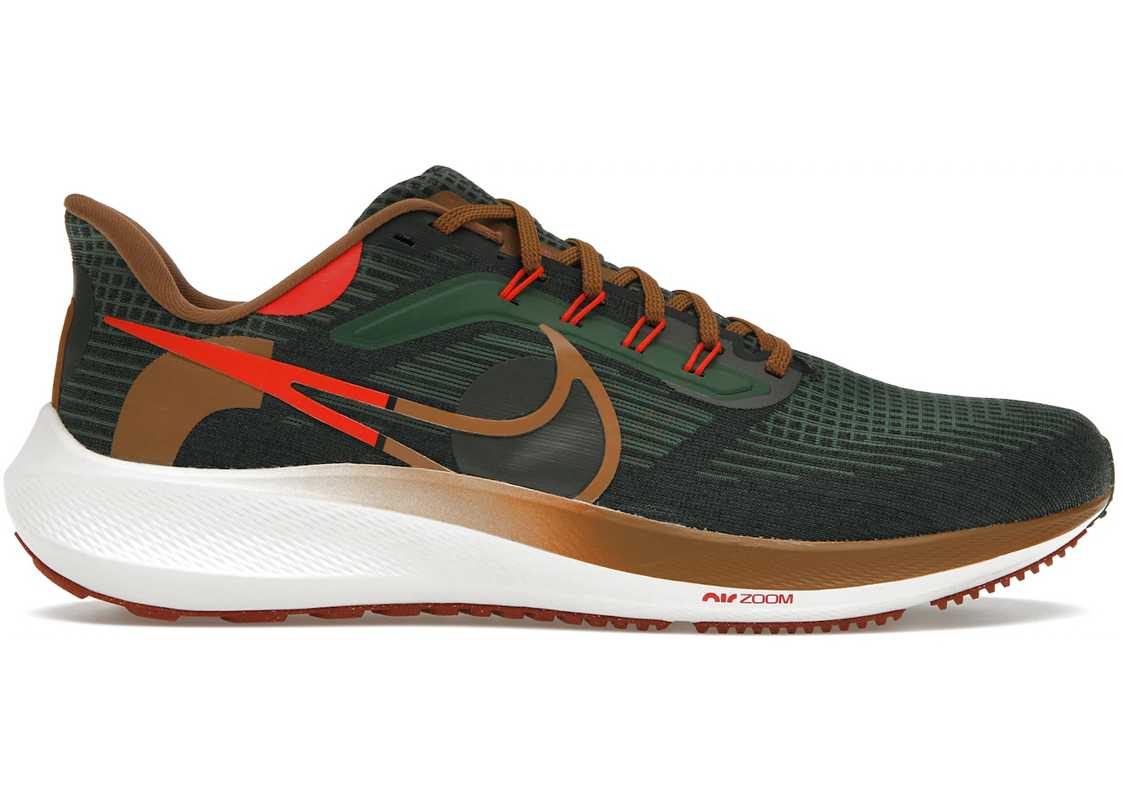 Nike Zoom Pegasus 39 A.I.R. HOLA LOU Gorge Green Brown DO9500-300 sz 15 Men's