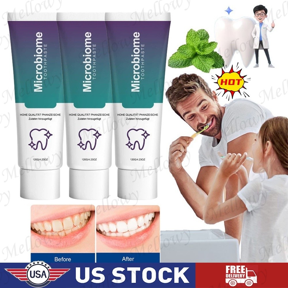 Microbiome Mint Flavor Gum Toothpaste Cleaning Toothpaste Sensitive Teeth 120g