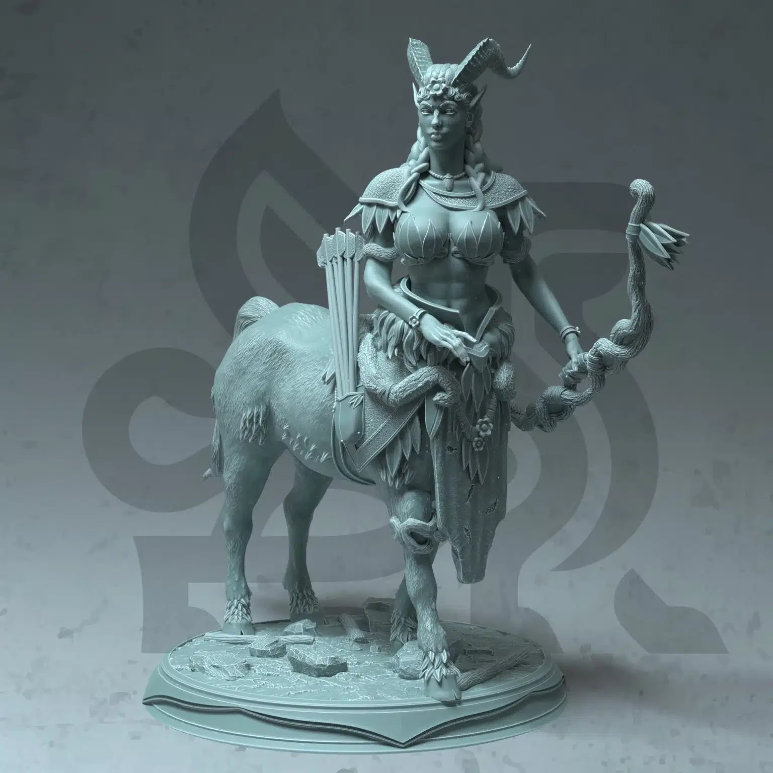 Dungeons & Dragons Beastfolk Elf Druid Miniature - Tanagor - DnD RPG Wargames