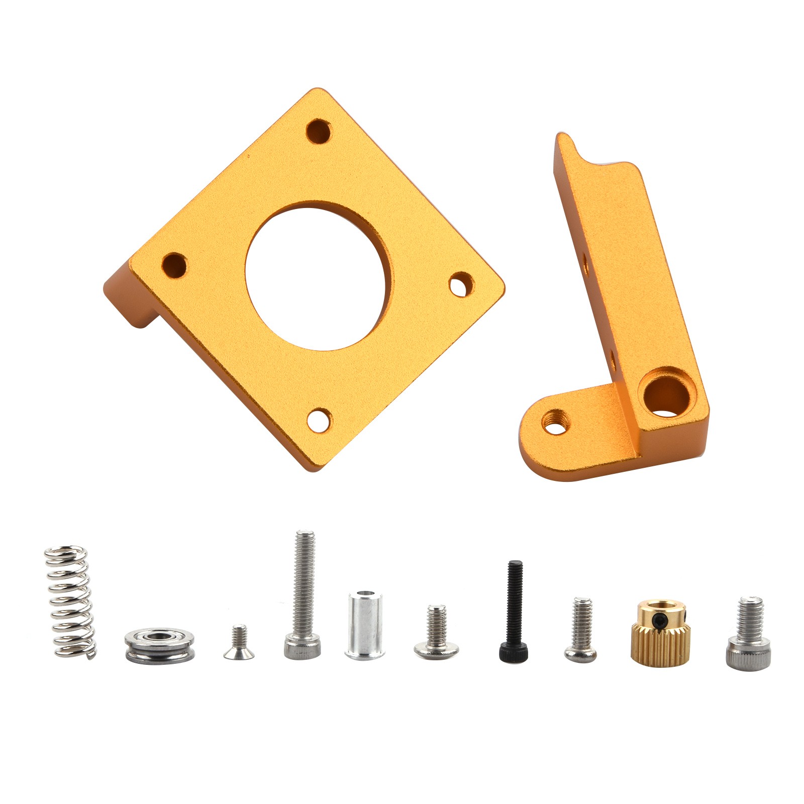 1Set MK8 Extruder Block Kit Left Hand For 1.75mm Filament 3D Printer Replacement
