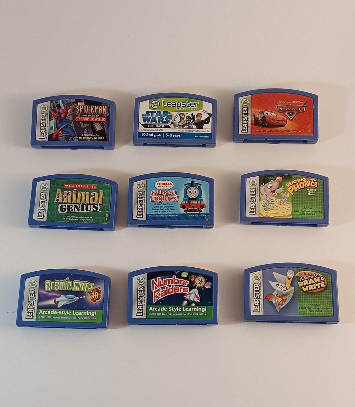 (9) Leap Frog Leapster Games Bundle (*Untested)