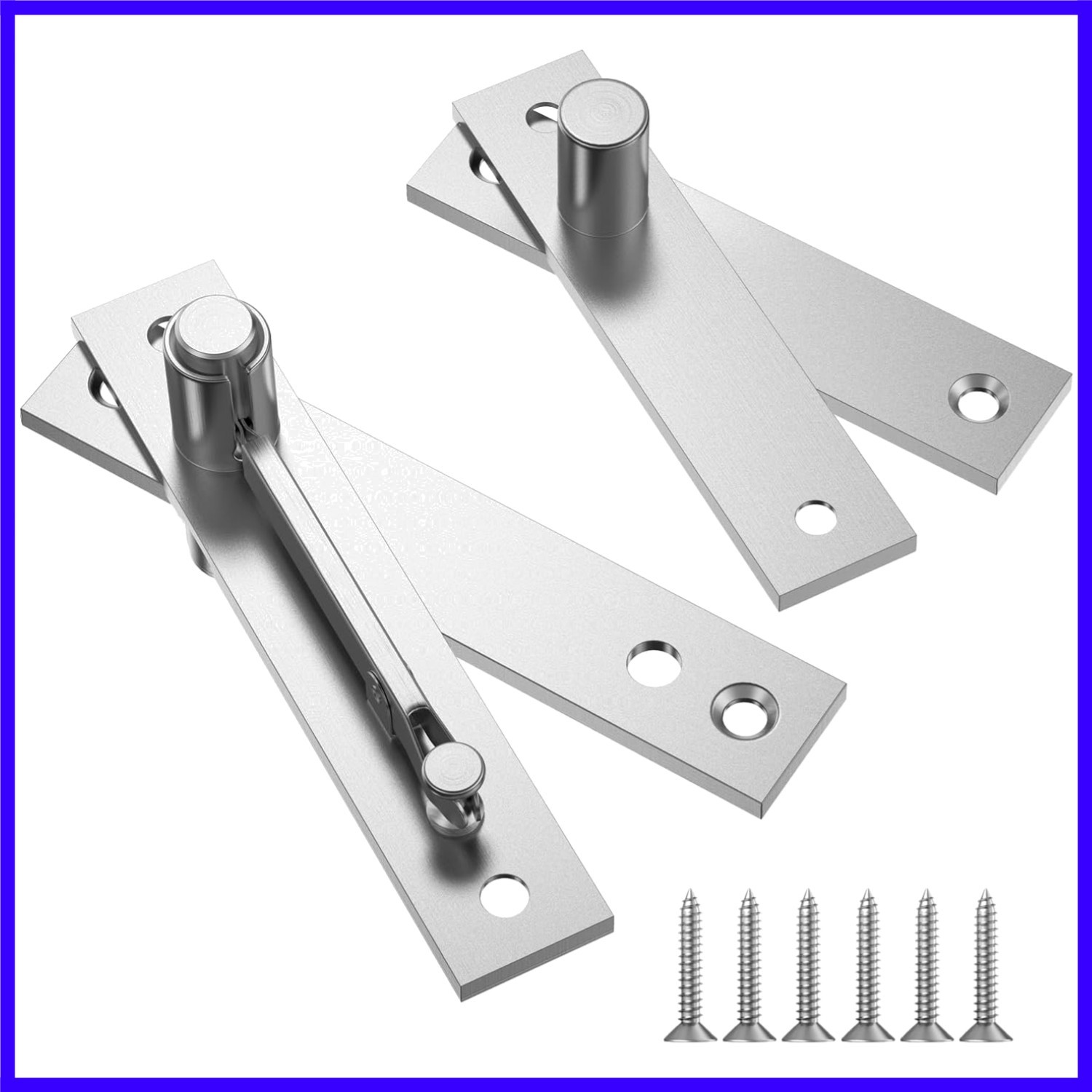 Heavy Duty Pivot Hinge for Wood Door,with 360 Degree Rotation, Stainless Stee...