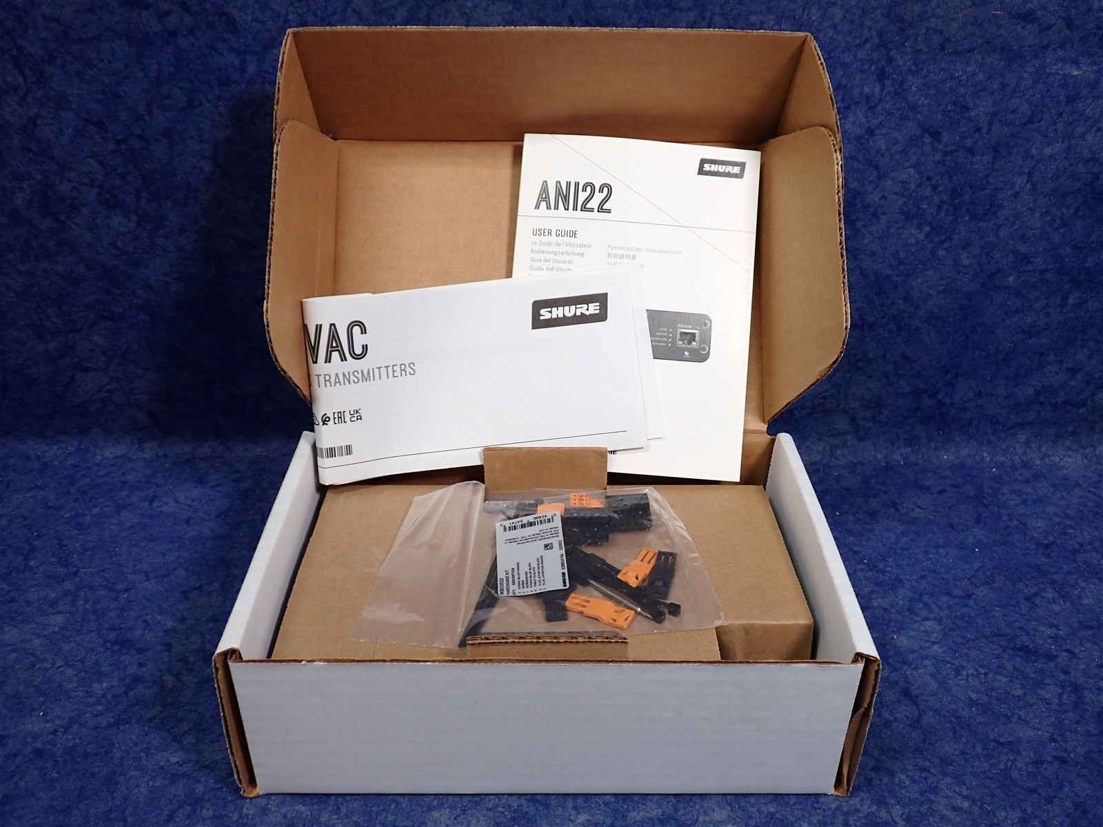 NEW Shure ANI22-BLOCK Audio Network Interface Analog Mic/Line I/O (G128)