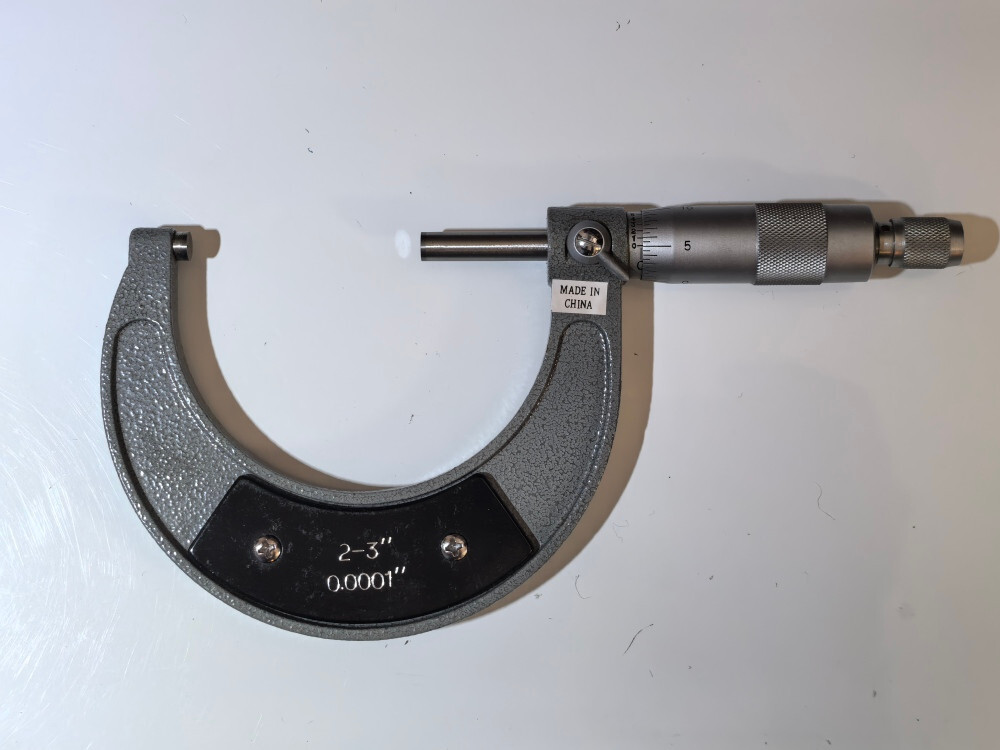 mhc, Outside Micrometer,  2-3"x0.0001", 600-C013