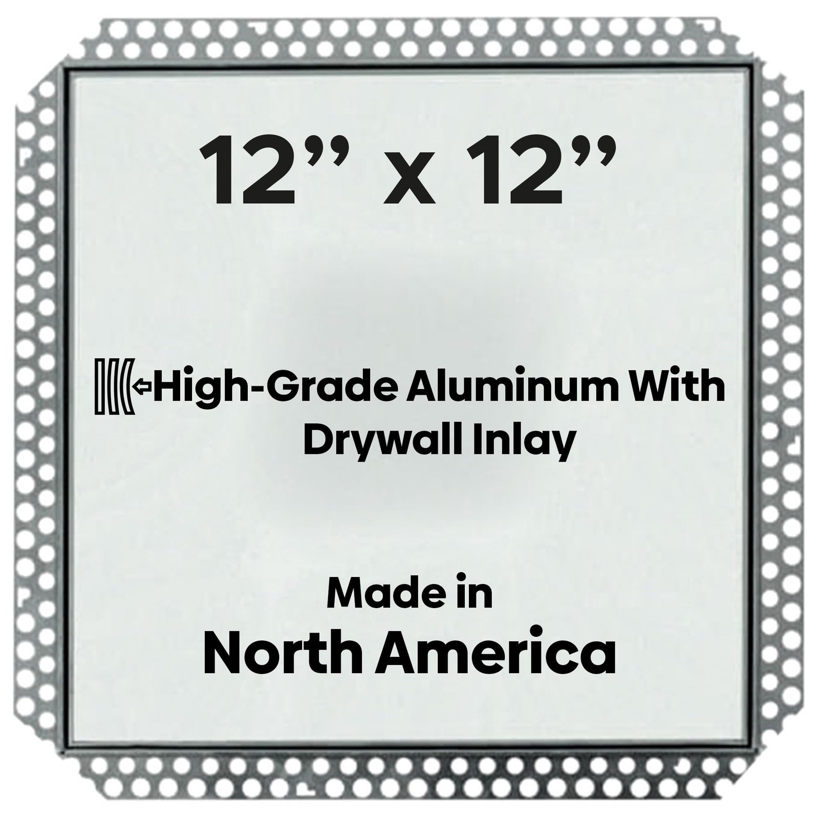 Best 12" x 12" Drywall Inlay Access Panel - Flush Aluminum Access Door with 5...