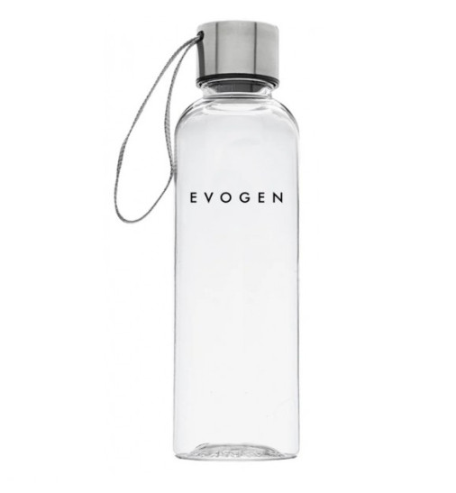 Evogen Hydration Bottle + 20 Electrolyte Powder Sticks Watermelon Tangerine