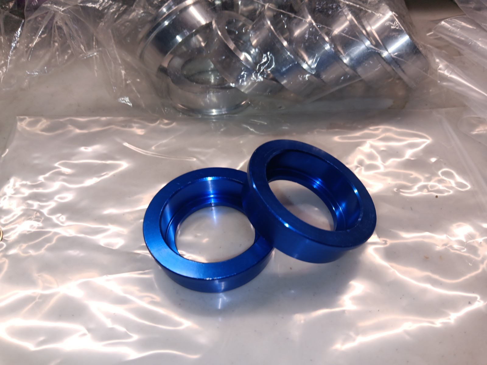 MOTOKING BMX RETRO CUP AMERICAN BOTTOM BRAKET CUPS BLUE