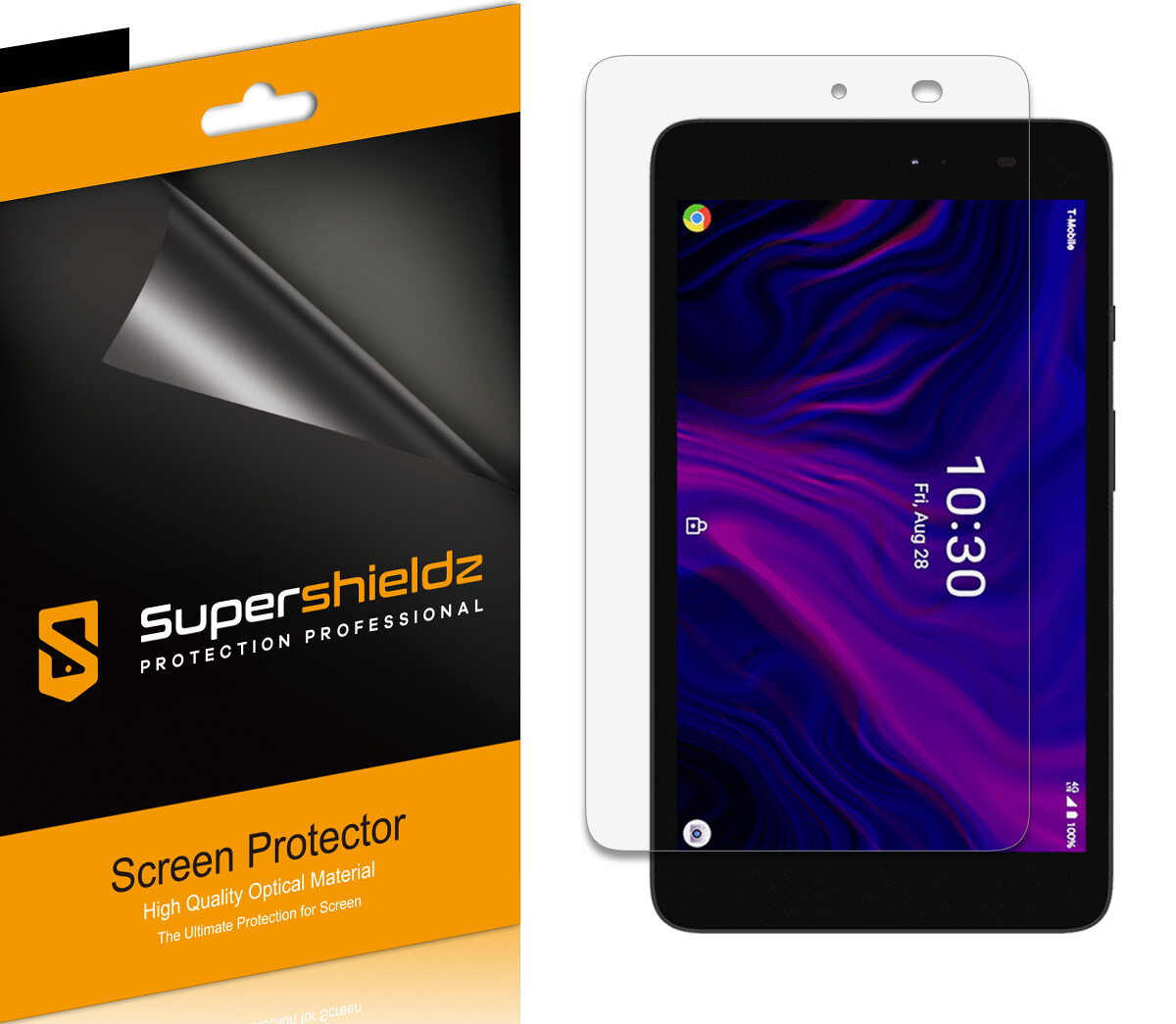 3X Supershieldz Clear Screen Protector Saver for KonnectONE Moxee Tablet 8 inch