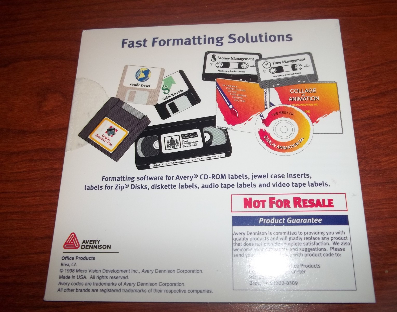 Avery Media Software PC CD design print labels insert cards templates graphics +