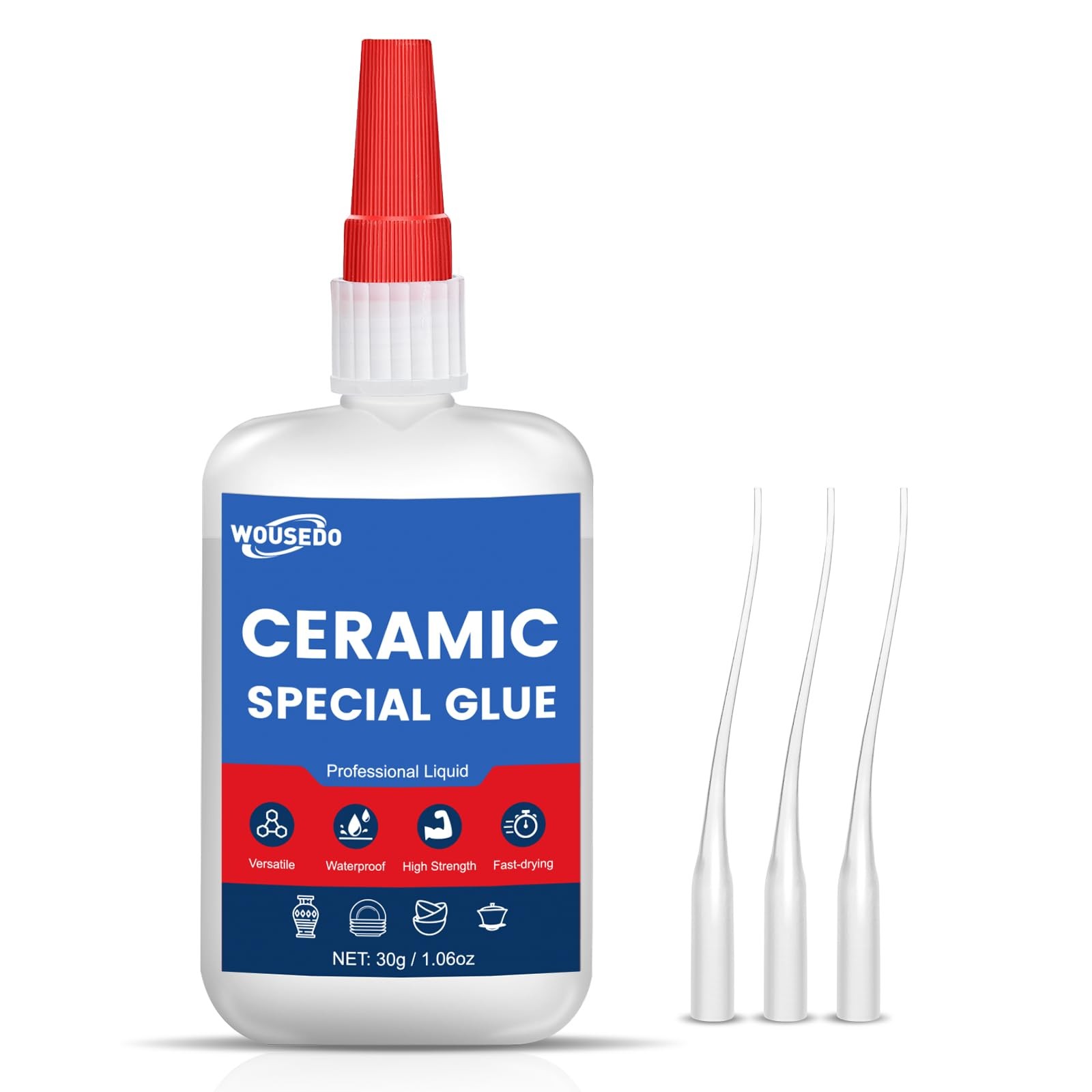 30g Ceramic Super Glue, Instant Bond High Strength 30g, Glue