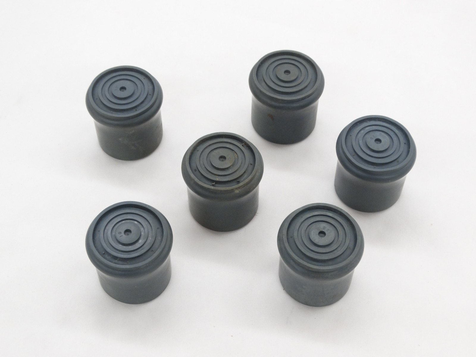 6 Rubber with Steel Washer Reinforced Crutch Feet