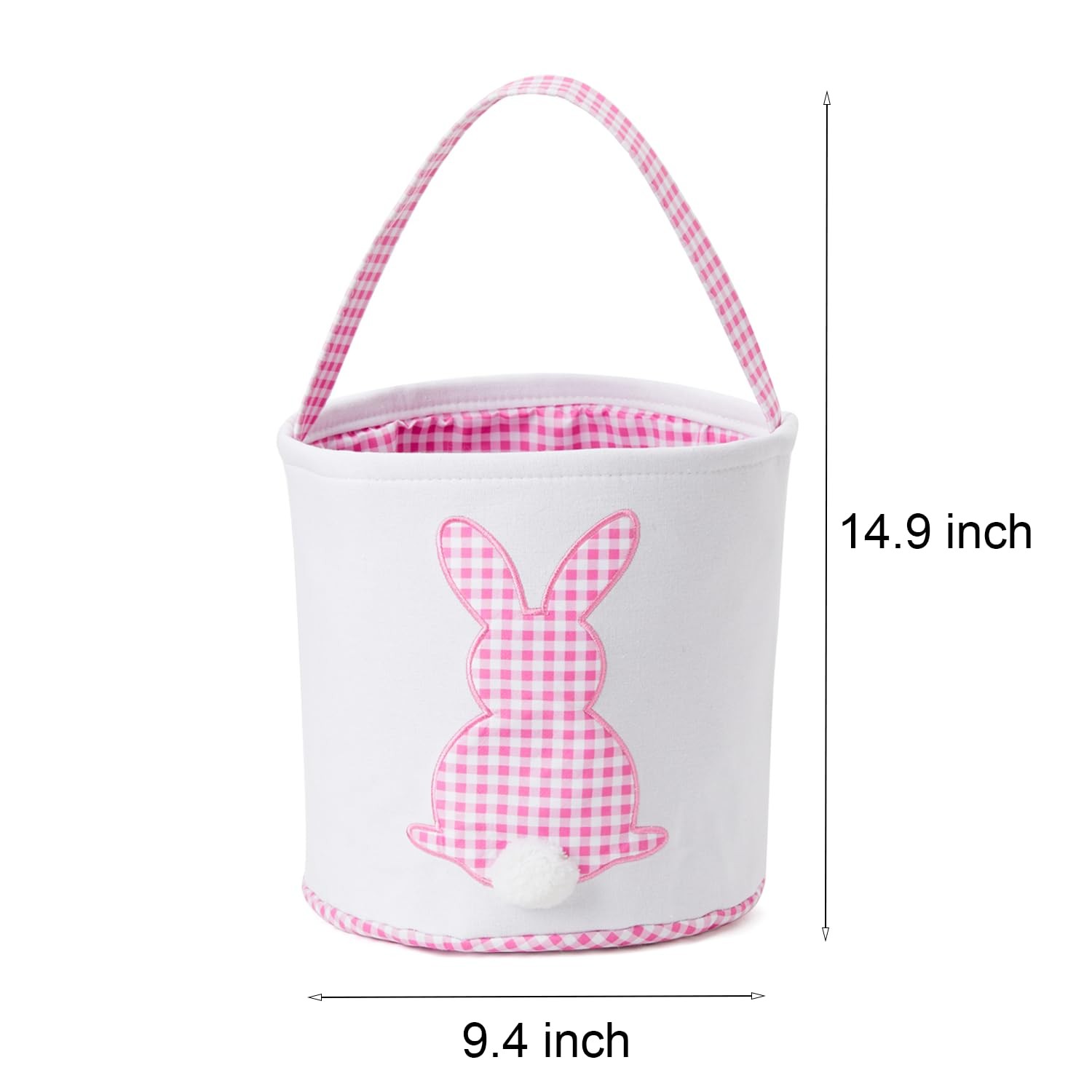 Easter Basket with Handle Easter Bucket Easter Baskets for Kids Easter Basket...