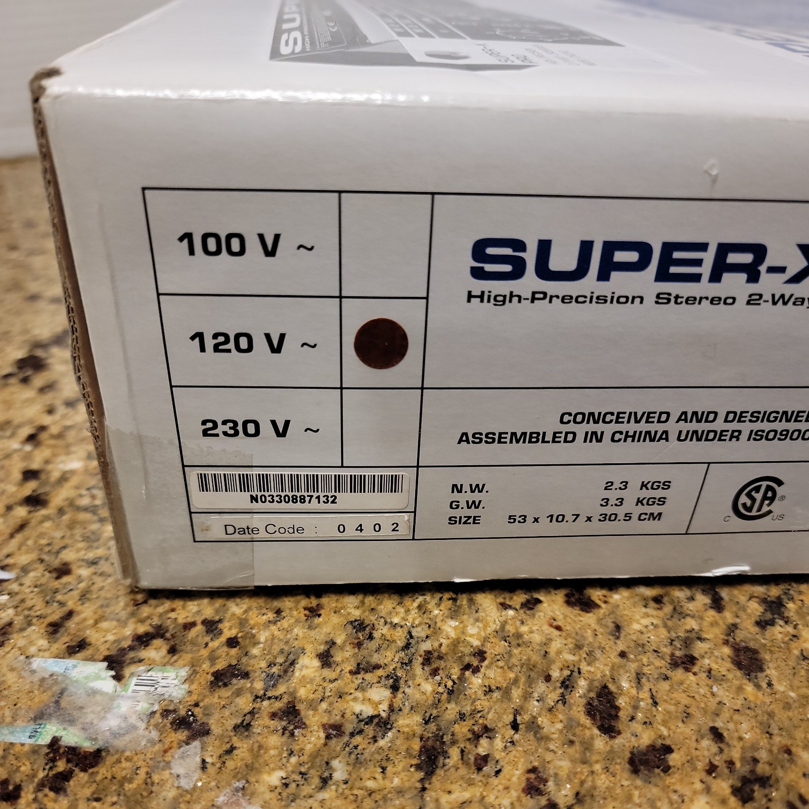 Behringer Super-X Pro Crossover Stereo 2-Way/Mono 3-Way with Sub Output CX2310