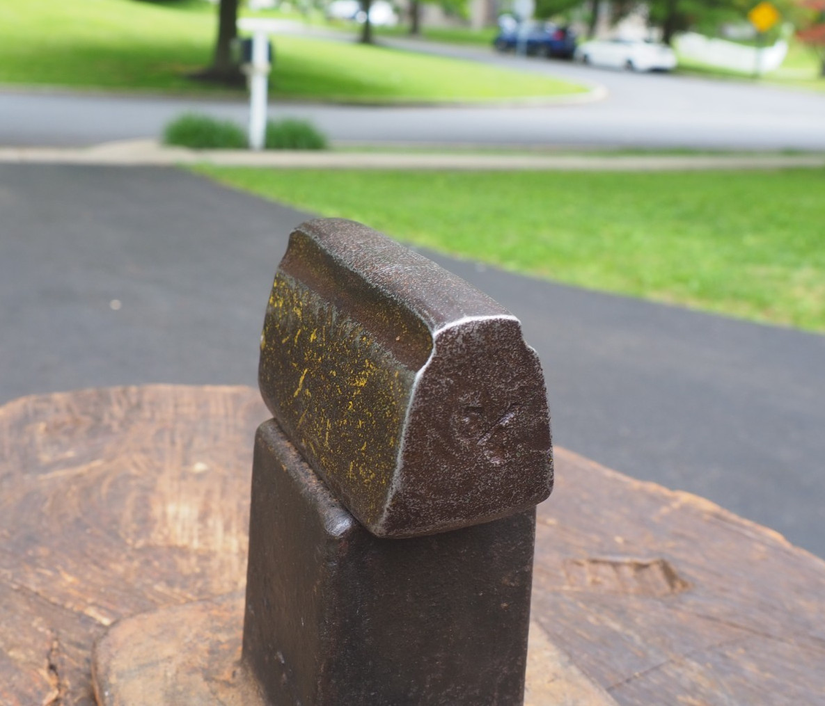 NICE 3/4" BOTTOM FULLER 7/8" HARDY BLACKSMITH ANVIL FORGE BLADESMITH KNIFE TOOL