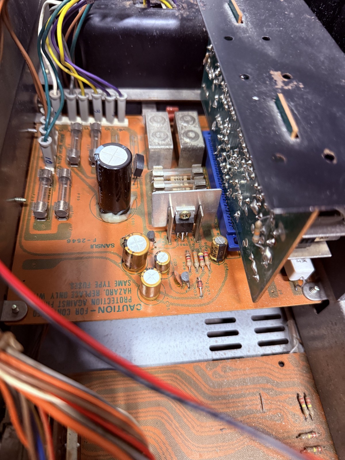 Vintage Sansui 8080 Stereo Receiver Amplifier