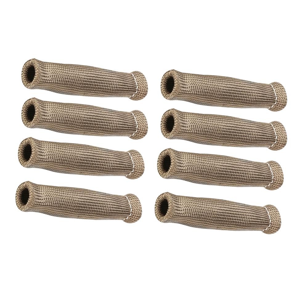 8Pcs Spark Plug Wire Sheath Wire Boots Sleeve Heat Shield Cover For Engines