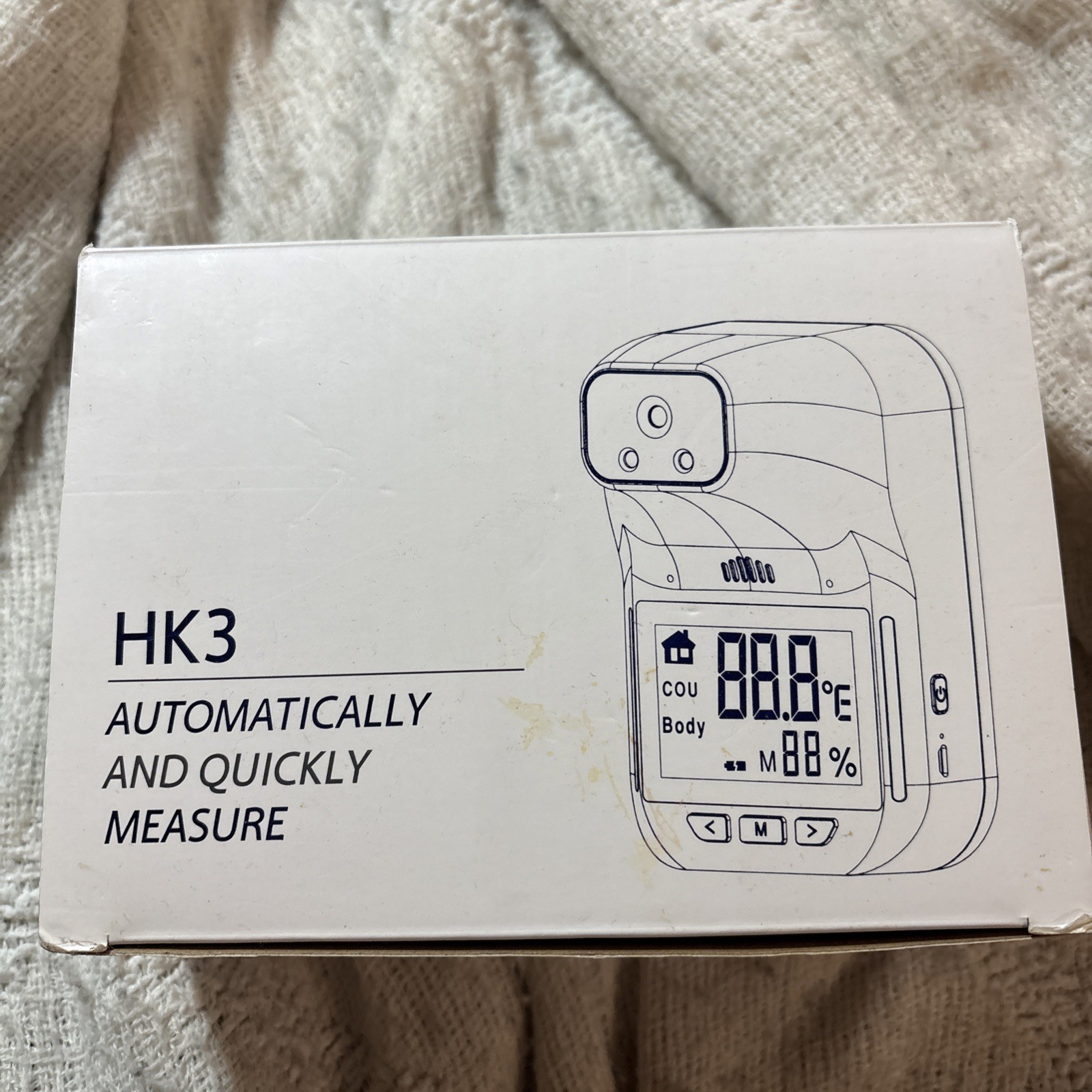 ✅GIMANDI Wall Mounted Thermometer, Non Touch Forehead Infrared Thermometer w/ Ac