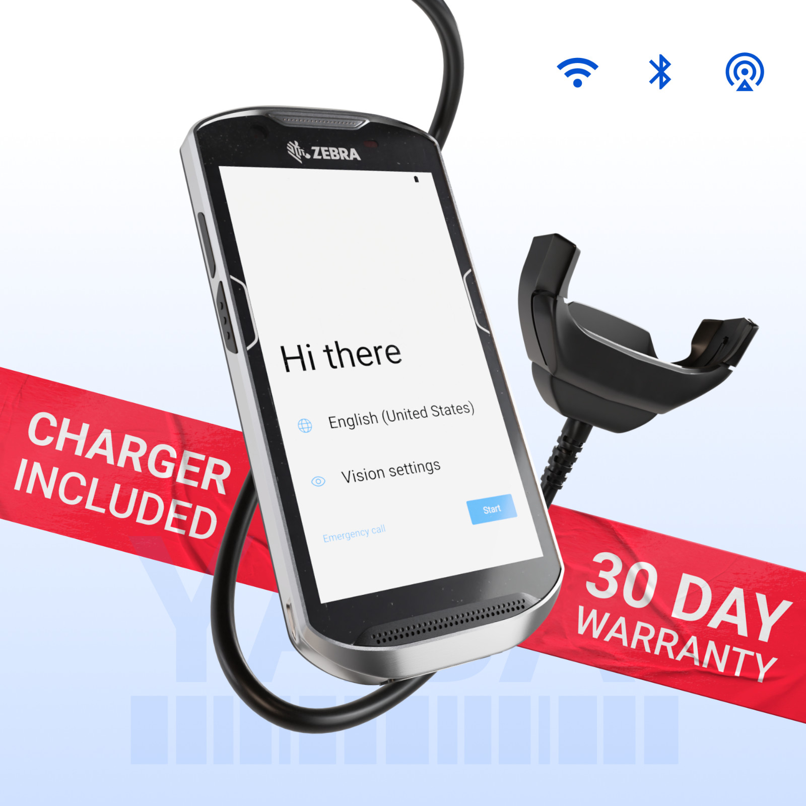 Zebra TC57 TC57HO-1PEZU4P-25  Android Mobile Barcode Scanner ✅REFURBISHED✅