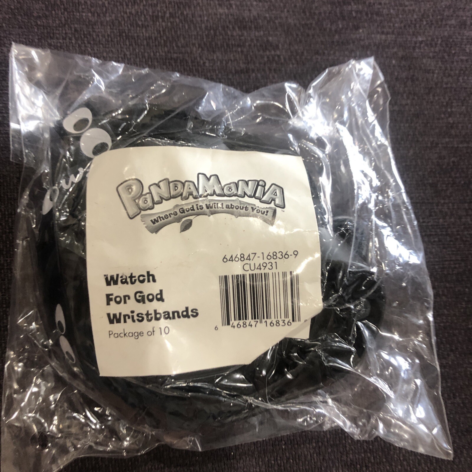 Pandamonia watch for god wristbands pack of 10