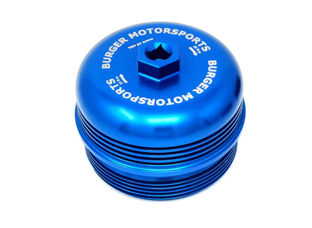 BMS Magnetic Billet BMW Oil Filter Cap for N54/N55/S55/N52/N20/N26 Engines-BLUE