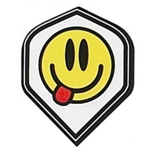 New Ruthless SMILEY FACE Standard Flights 3 Sets of 3 Flights Shafts Darts