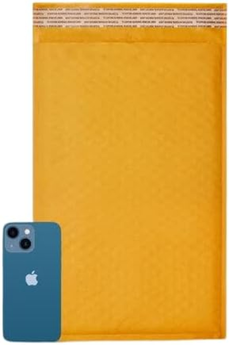 100 PC #4 9.5X14.5 Inches 100 Pack Inches Kraft Bubble Mailers Yellow Shipping P