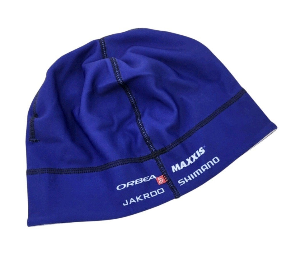 UHC Pro Cycling Team Thermal Fleece Cap Hat Beanie Large Orbea Shimano Maxxis