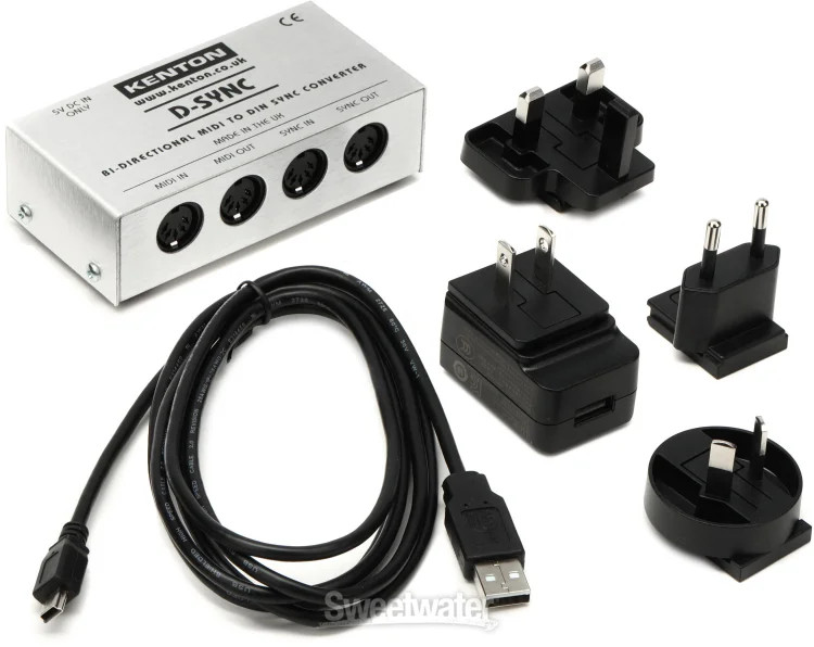 Kenton D-Sync Bi-directional MIDI to DIN Sync Converter