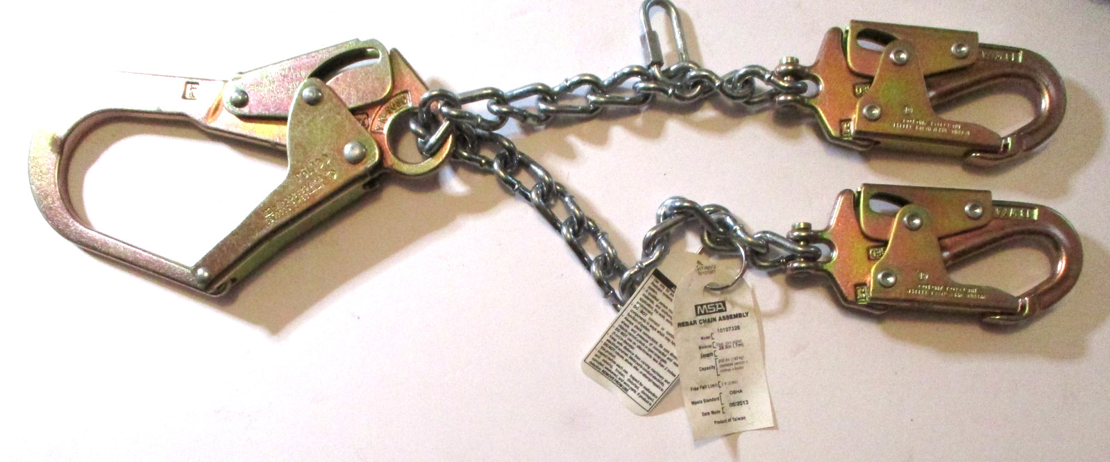 NEW MSA #10107326 IRONWORKER CONSTRUCTION REBAR POSITIONING LANYARD HOOKS