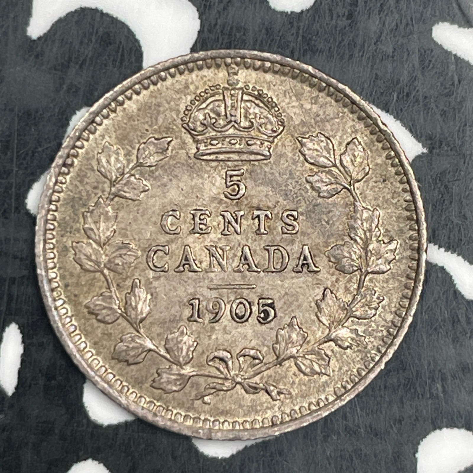 1905 Canada 5 Cents Lot#F8688 Silver! Nice!