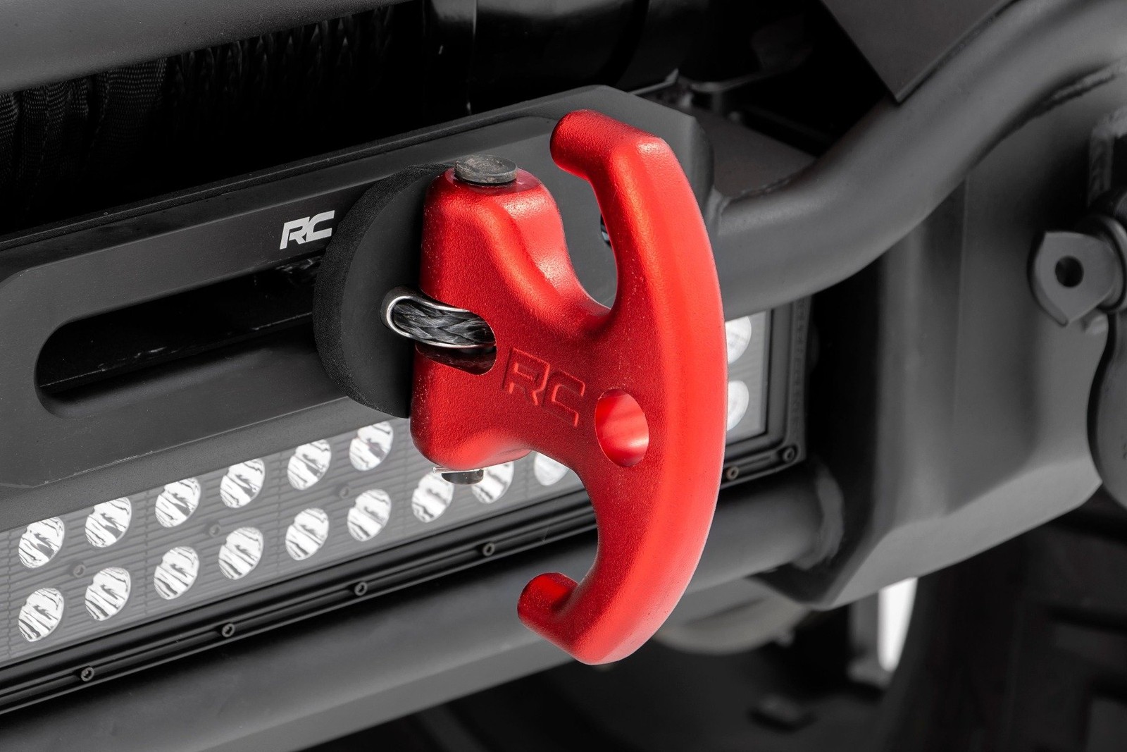 Rough Country Winch Cleat Red With Rubber Isolator