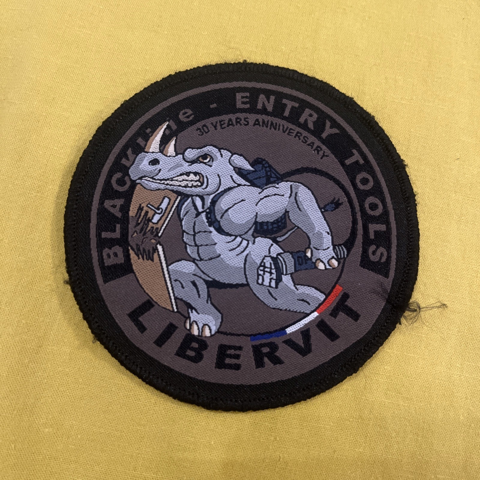 Rare LIBERVIT BlackLine Entry Tools 30 Years Anniversary Tactical Patch