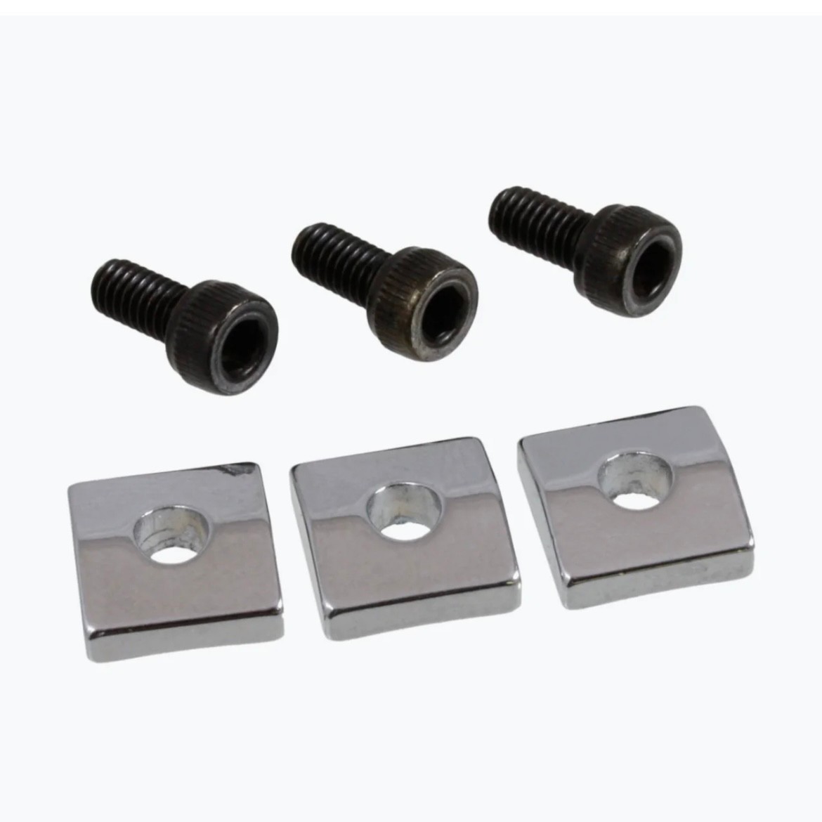 Allparts BP-0116-010 Nut Blocks for Floyd Rose Locking Nuts - Chrome