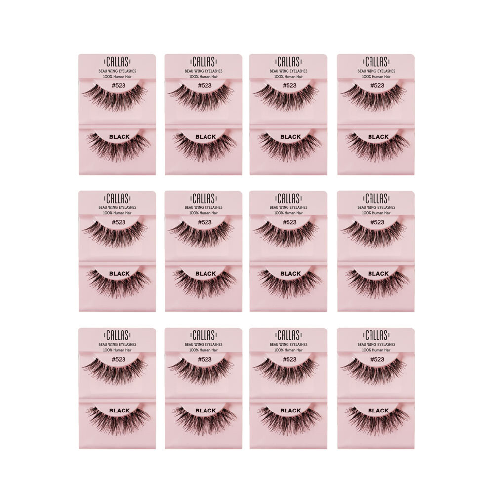 Callas Beau Wing Eyelashes #523 1pair x 12sets