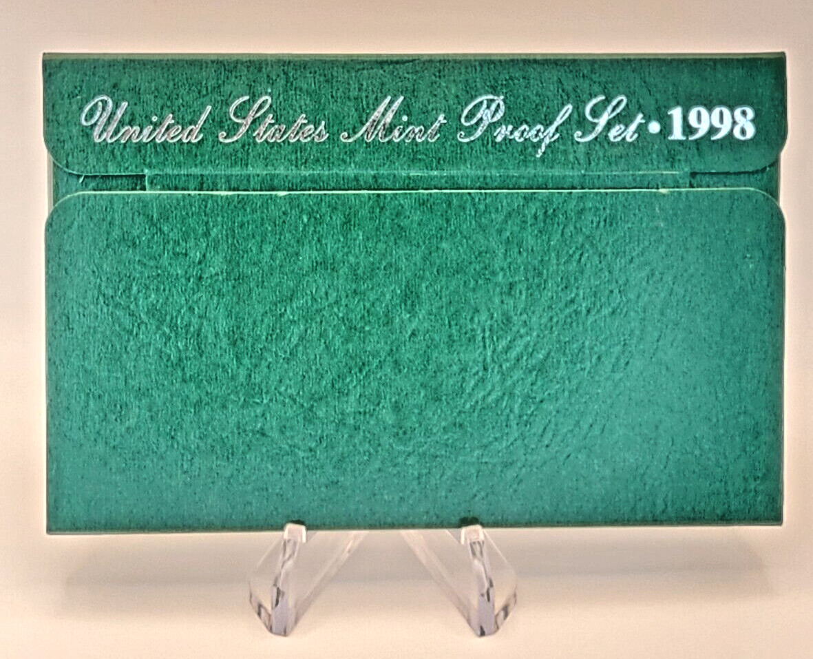 1998 United States Mint Proof Set (S)- 5 Coins with Certificate of Authenticity
