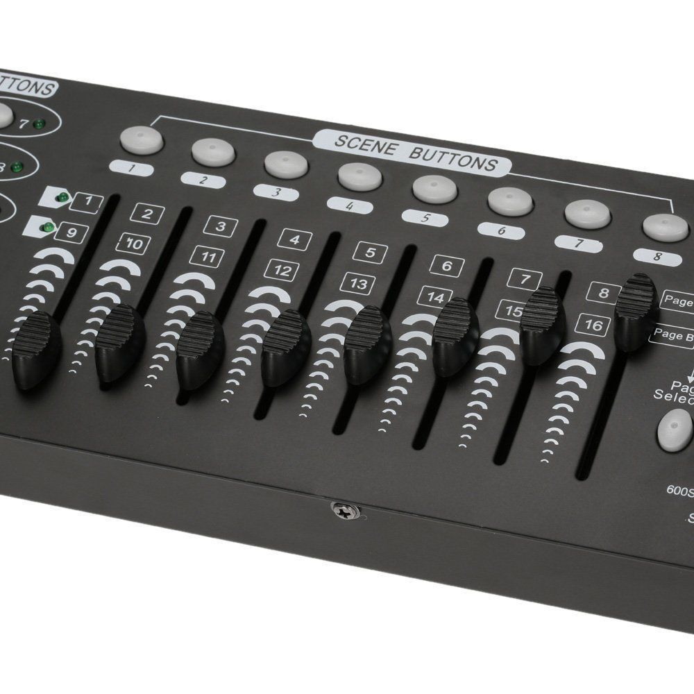 DMX 192 Channel Operator Console Controller Lighting Mixer Board For Stage Light