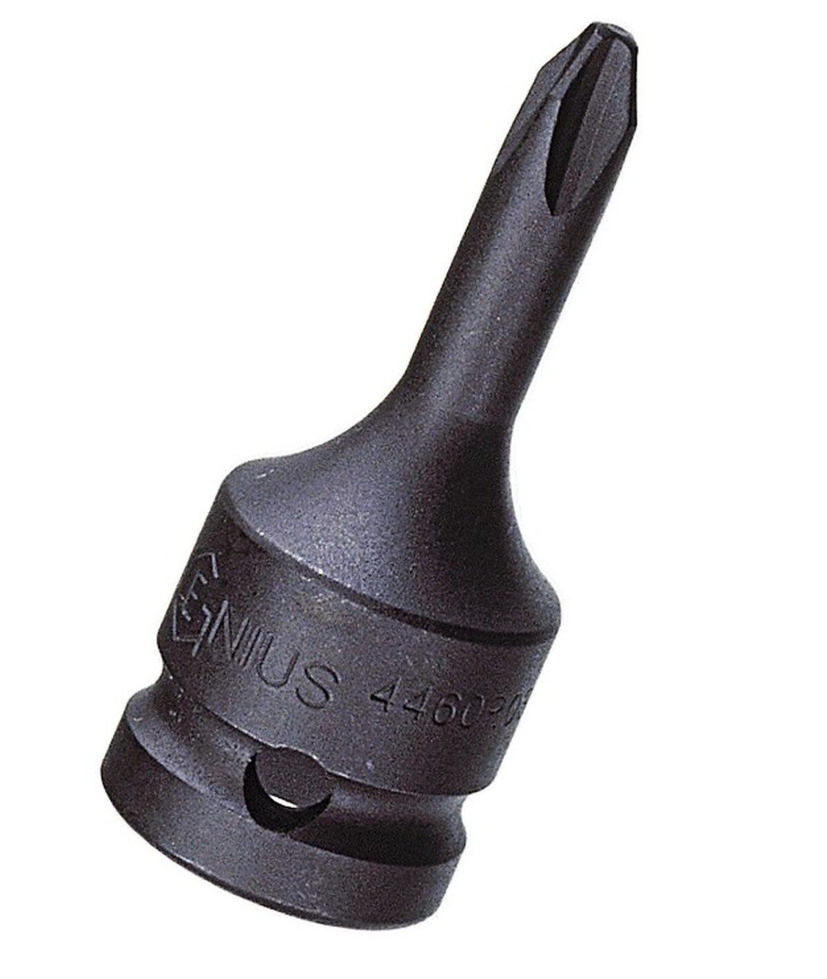 Genius Tools 1/2" Dr. PH.2 Philips Impact Bit Socket, 76mmL (CR-Mo) - 4476R02