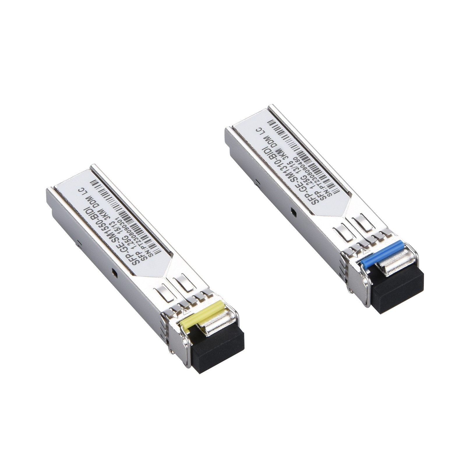 1 Pair 1.25G Single-Mode 1000BASE BiDi 1310nm/1550nm 3km LC Simplex Connector v