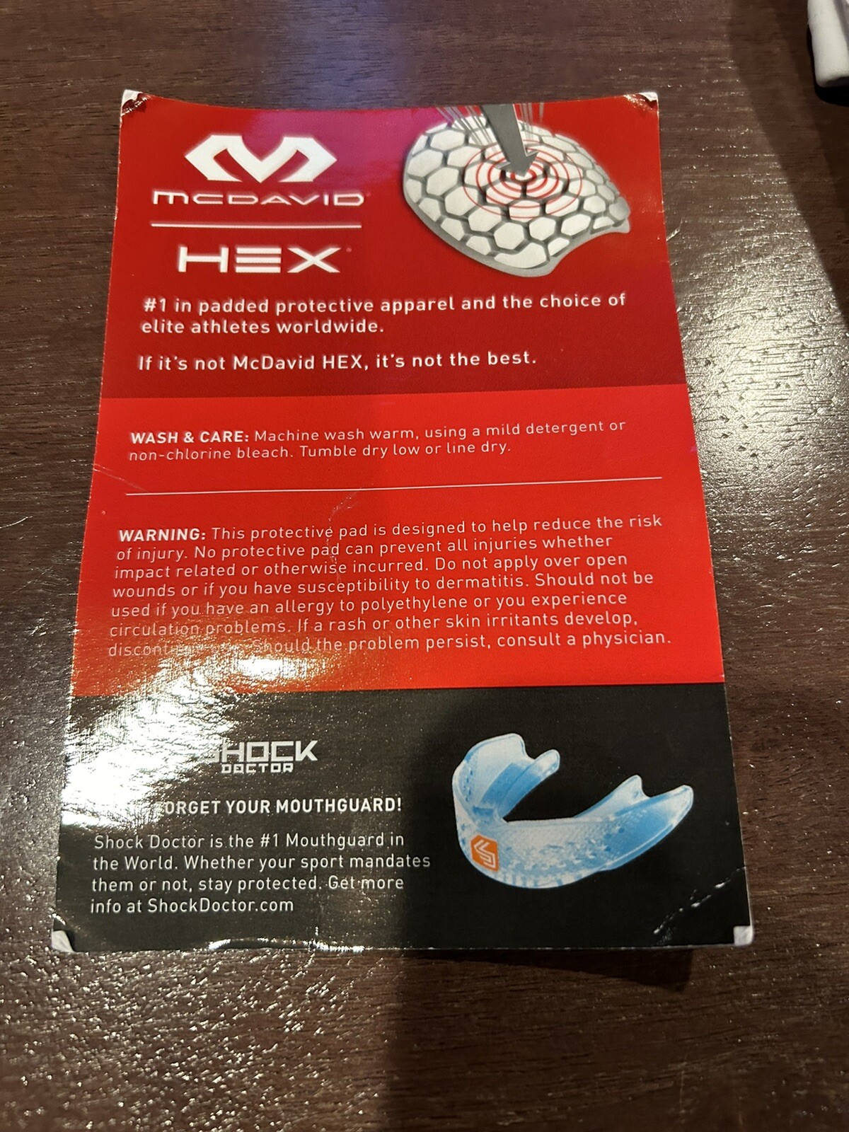 McDavid Arm Hex Tech Padded Protective Compression White Shooter Sleeve Size L