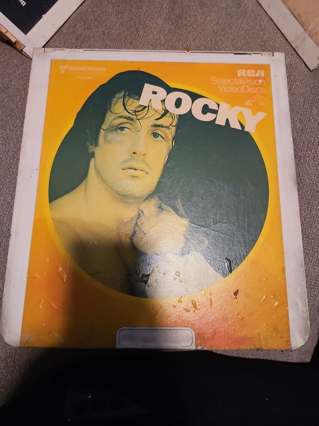 Rca SelectaVision Videodisc Rocky Capacitance Electronic Sound