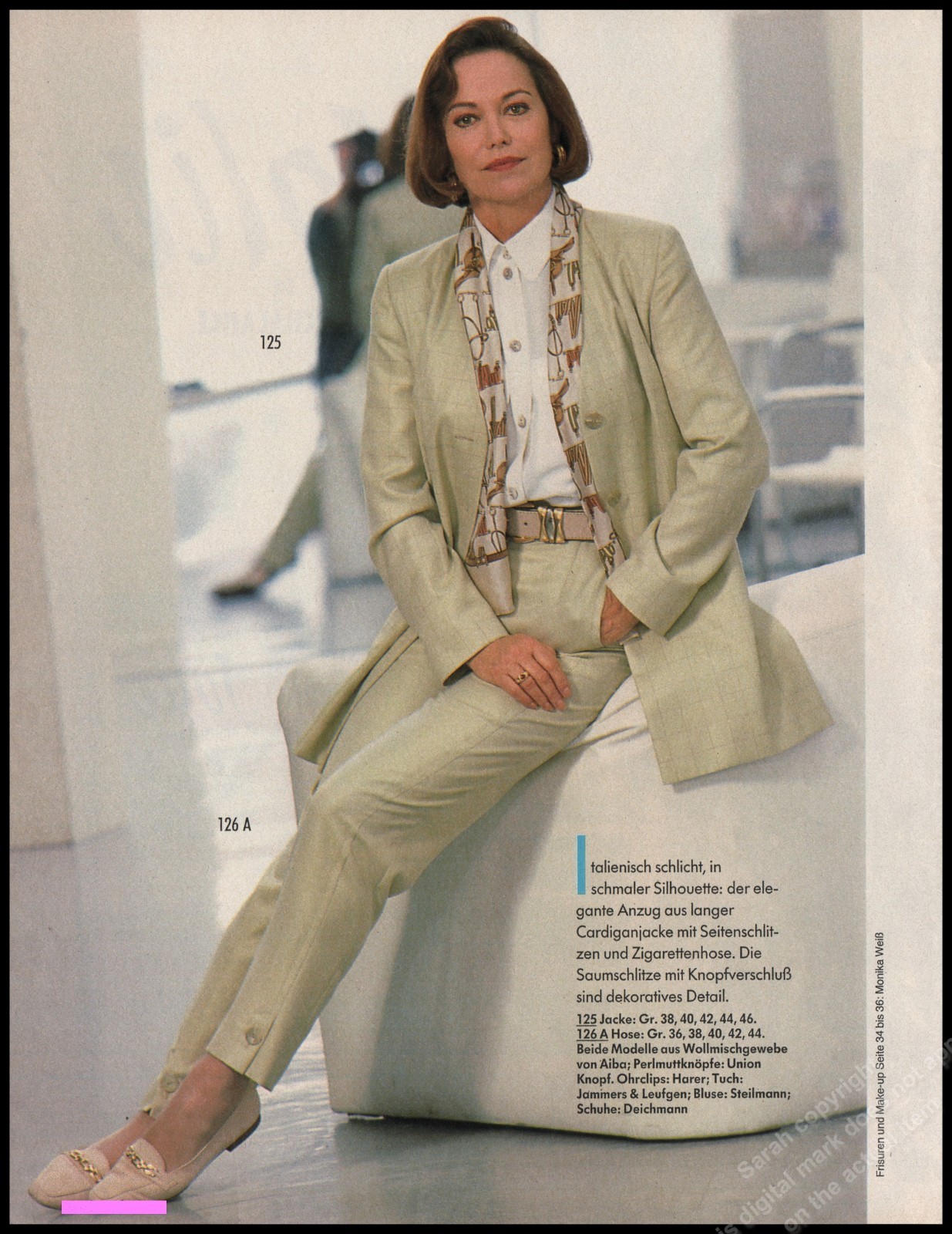 1994 Footwear Deichmann Magazine Print Ad Women Fashion Long Legs shoes-AC
