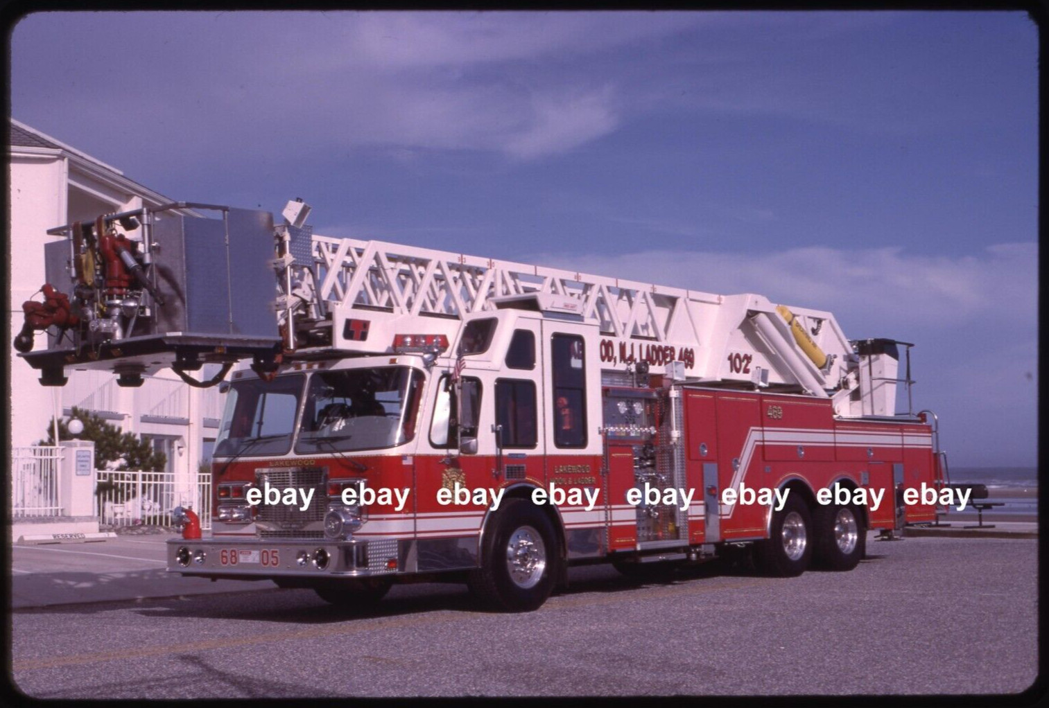 Lakewood NJ Simon Duplex LTI 93' RM Tower Fire Apparatus Slide
