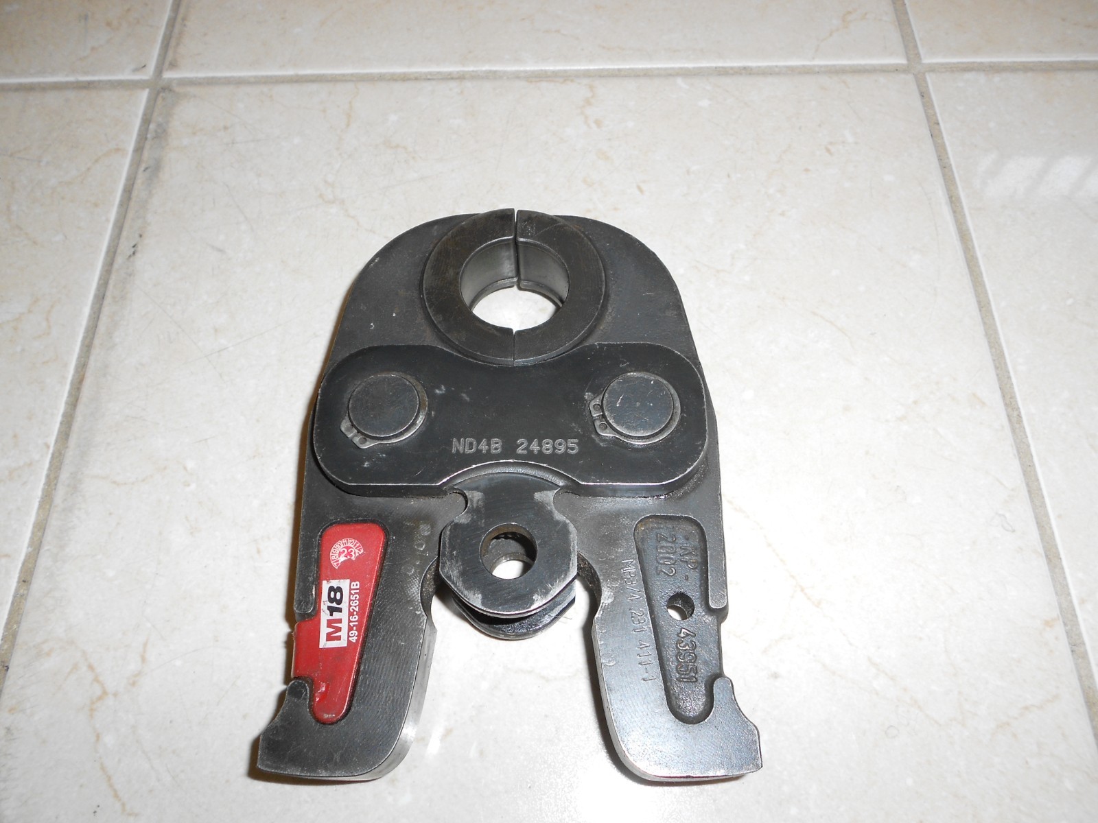 MILWAUKEE 49-16-2651B M18 BLACK IRON FORCE LOGIC 3/4" PROPRESS JAW