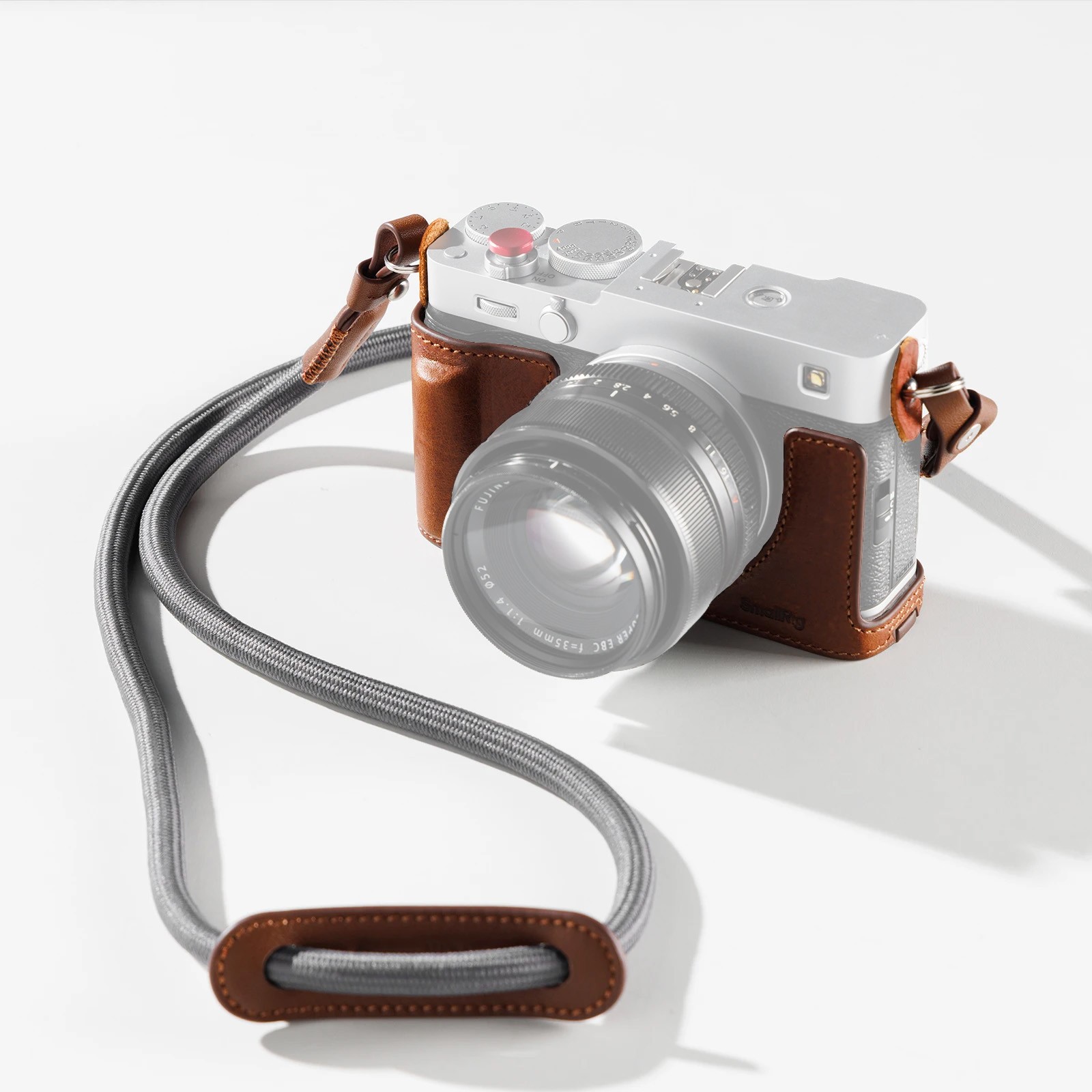 SmallRig XE5 Camera Leather Case Kit for FUJIFILM X-E5 (Brown / Black)