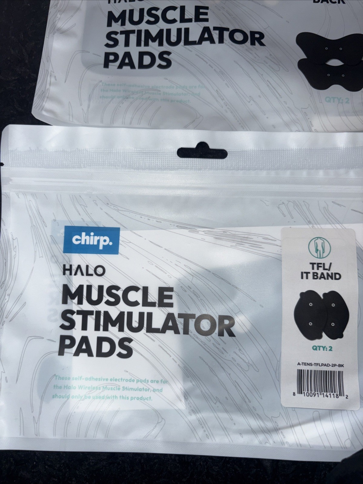 Chirp Halo Muscle Stimulator Double Plus Pads Bundle